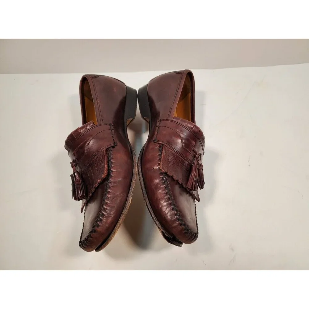Johnston Murphy Tassel Loafers‎ Size 9 W Brown